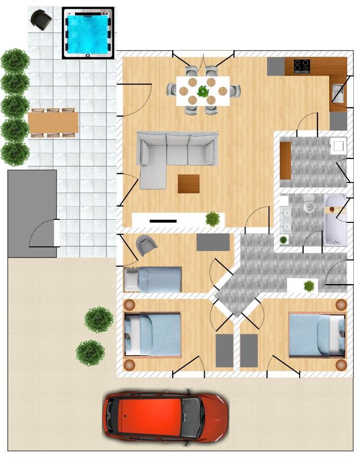 Dolomites Bungalow Eifelsteig W View Terrace Bbq Gerolstein Ngoại thất bức ảnh